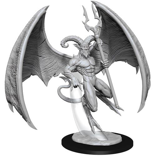 D&D/Pathfinder Horned Devil Unpainted Miniature
