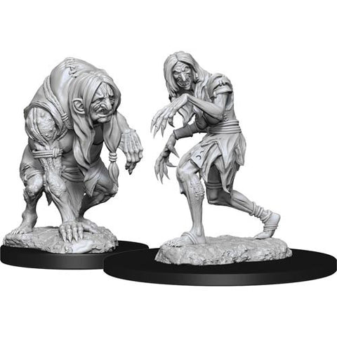 D&D/Pathfinder Annis Hag & Green Hag Unpainted Miniature